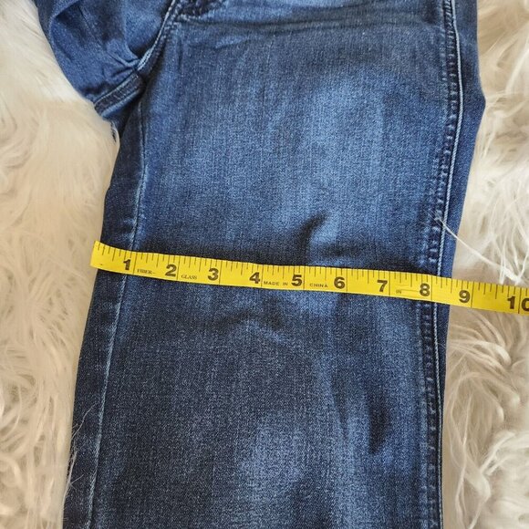 Madewell Curvy Stovepipe Jeans Womens 26T Blue‎ Straight Mid Rise Stretch 26x29" - Picture 11 of 12